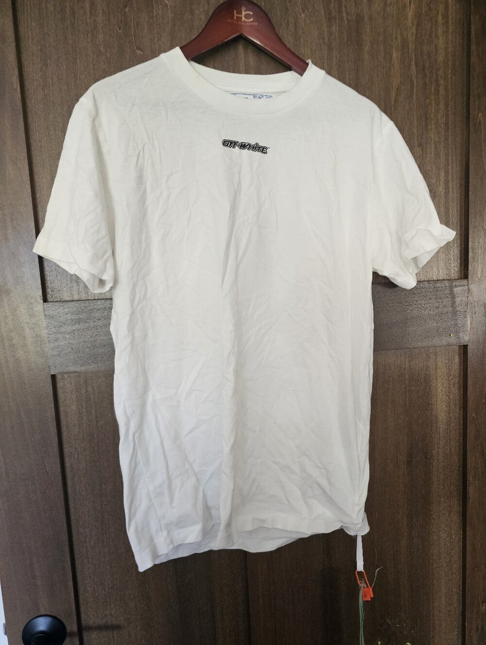Off-White White Minimal Logo Short Sleeve Tee